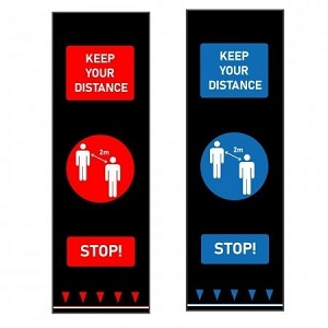 social distancing floor mats